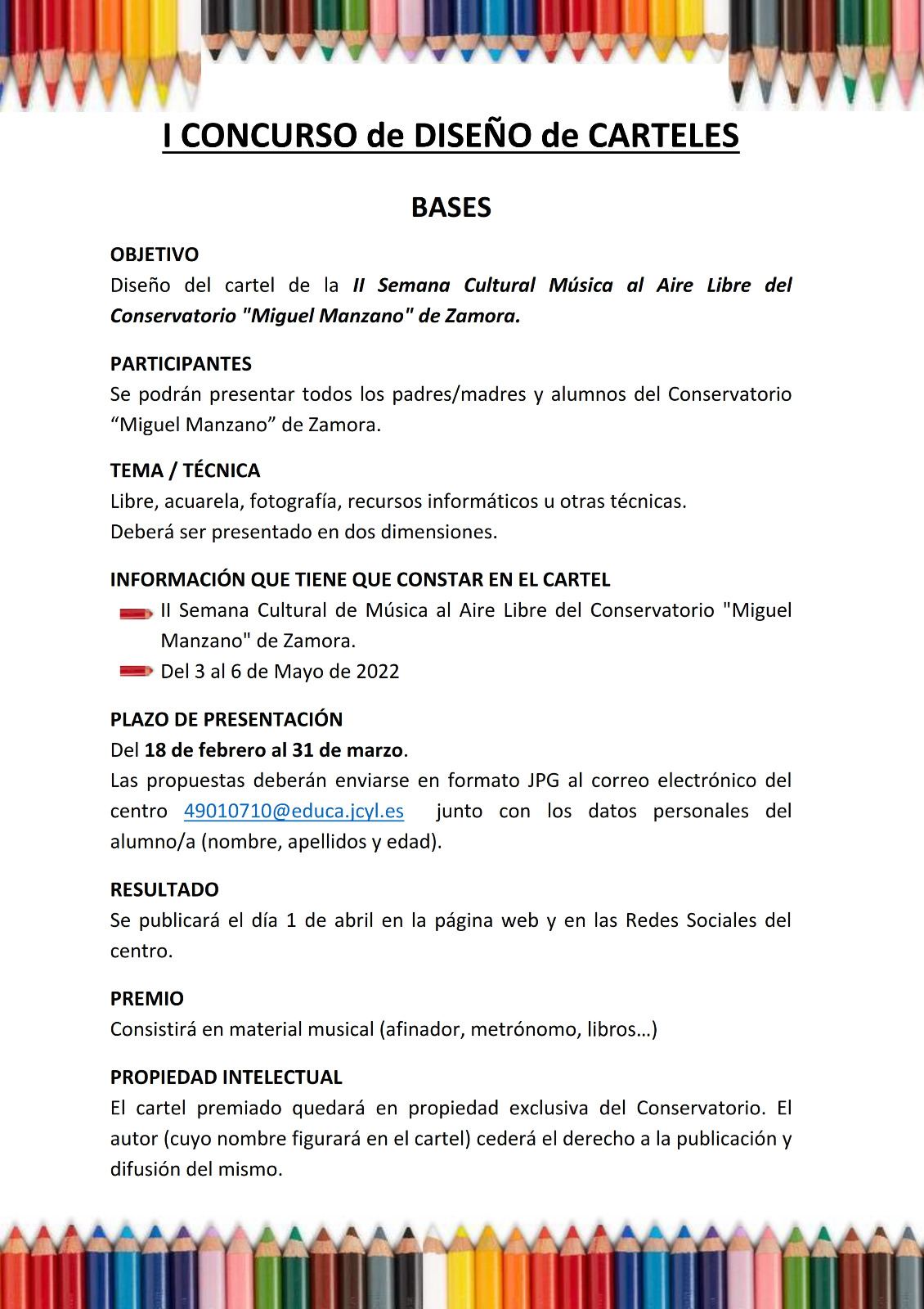 cartel concurso